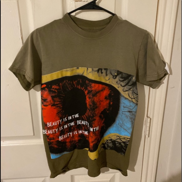 Travis Scott Astroworld Fest merch 2019 green sz S - Picture 1 of 3